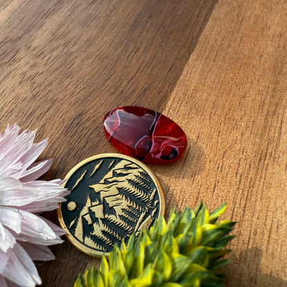 Acrylic Cabochon - approx. 18 x 11 x 4.4 mm
