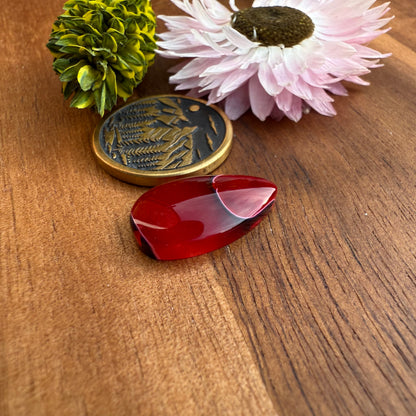 Acrylic Cabochon - approx. 18 x 10 x 4 mm