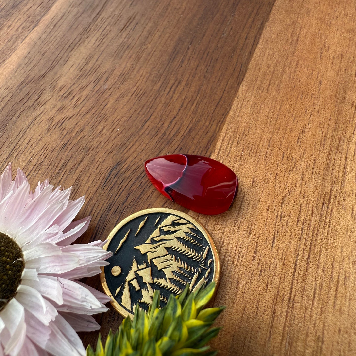 Acrylic Cabochon - approx. 18 x 10 x 4 mm