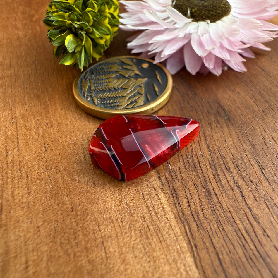 Acrylic Cabochon - approx. 19 x 12 x 4 mm