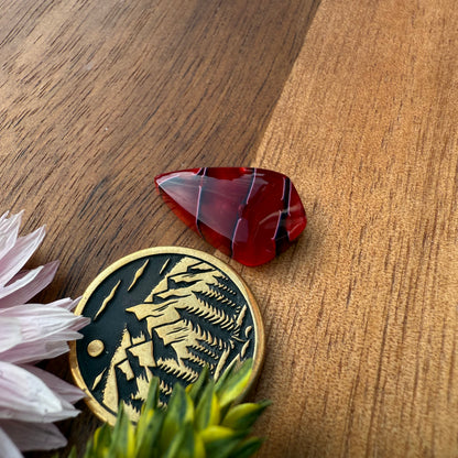 Acrylic Cabochon - approx. 19 x 12 x 4 mm