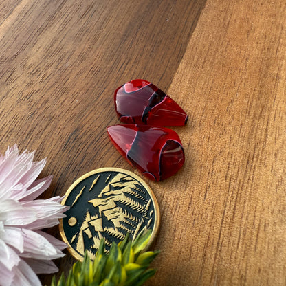 Acrylic Cabochon Pair - approx. 19 x 12 mm