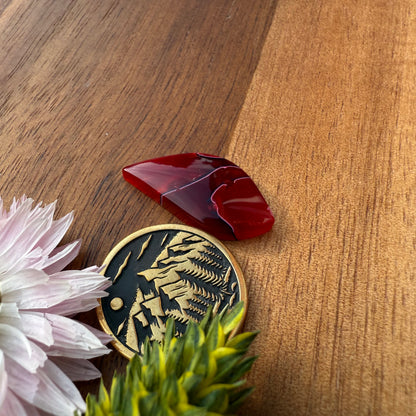 Acrylic Cabochon - approx. 24 x 12 x 4.3 mm