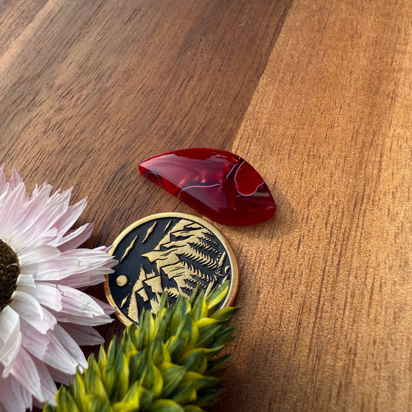 Acrylic Cabochon - approx. 24 x 11 x 4.2 mm