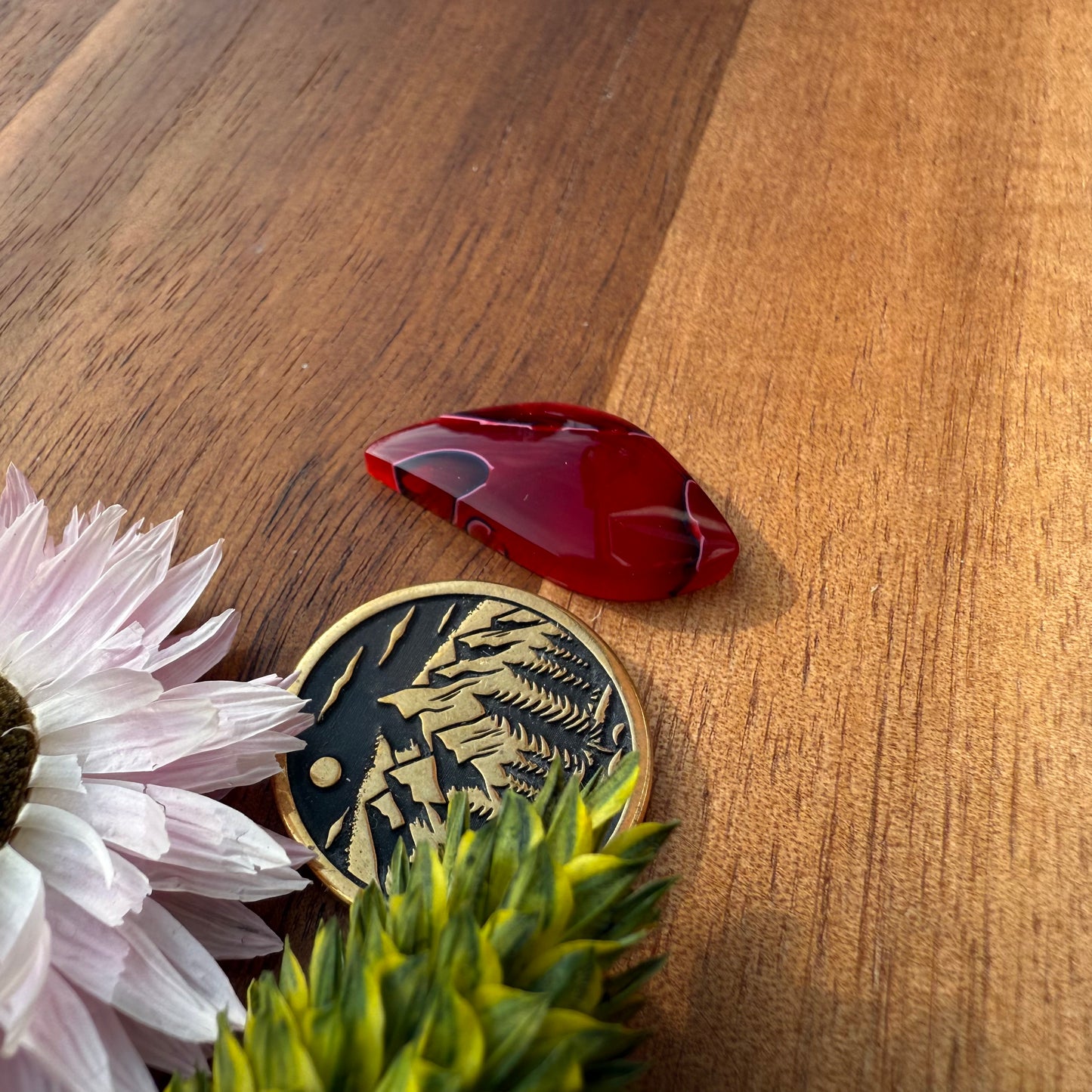 Acrylic Cabochon - approx. 23 x 11 x 3.9 mm