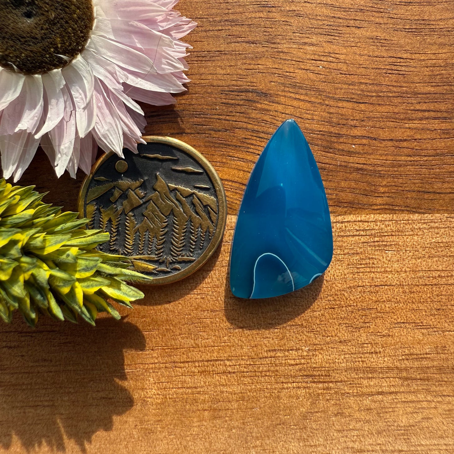 Acrylic Cabochon - approx. 24 x 13 x 4.3 mm