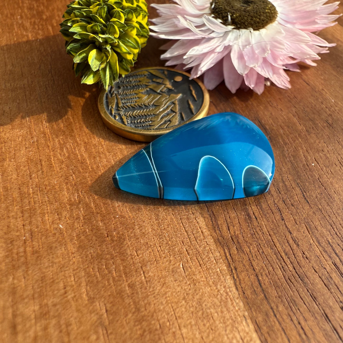 Acrylic Cabochon - approx. 24 x 16 x 4.6 mm