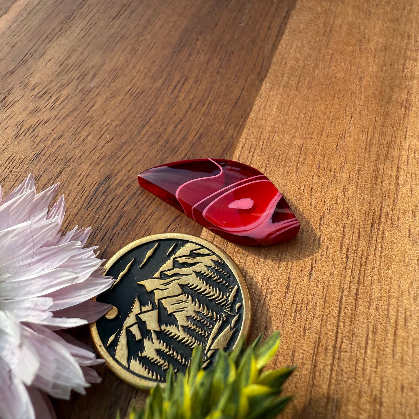 Acrylic Cabochon - approx. 24 x 11 x 3.7 mm