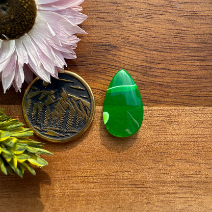 Acrylic Cabochon - approx. 18 x 11 x 4.2 mm