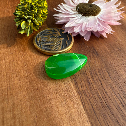 Acrylic Cabochon - approx. 18 x 11 x 4.2 mm