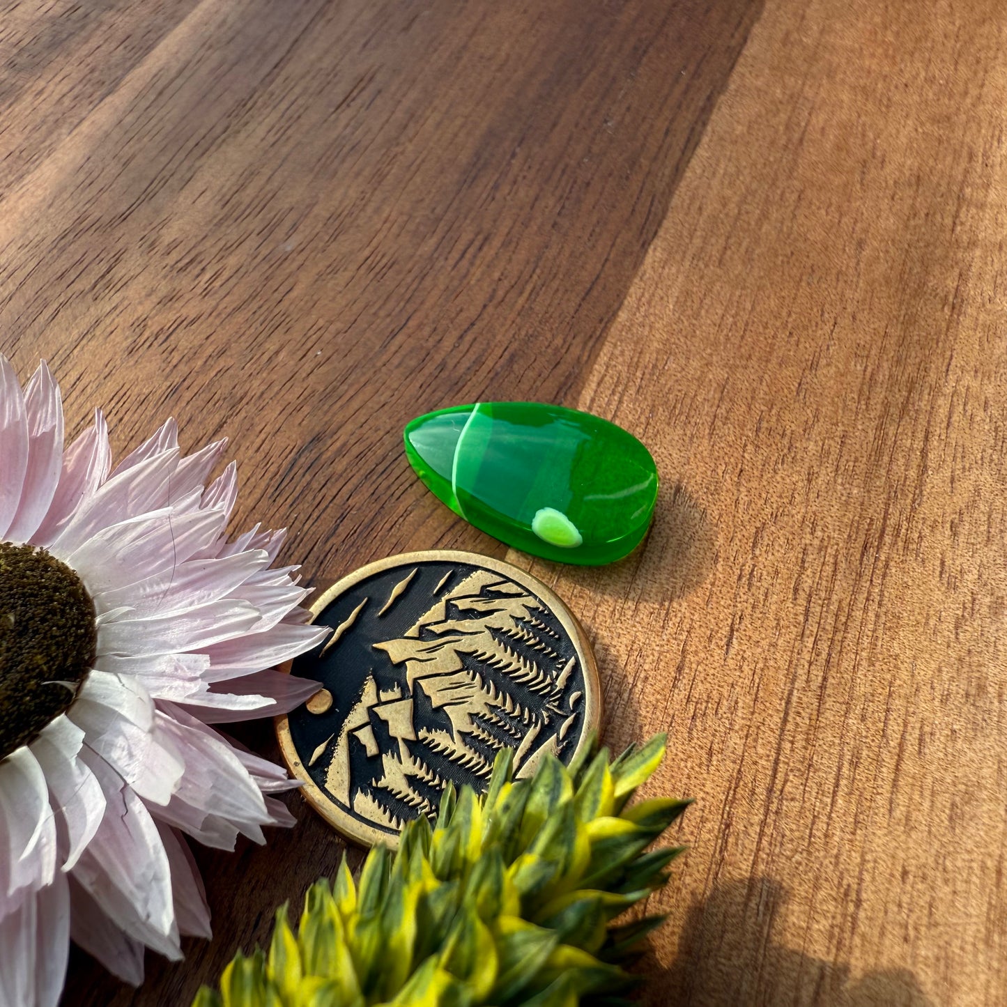 Acrylic Cabochon - approx. 18 x 11 x 4.2 mm