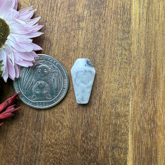 Pool Ball Core Cabochon - approx. 20 x 11 x 4.5 mm