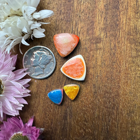 Oregon Surfite Cabochon Set of 4 - Mixed Size