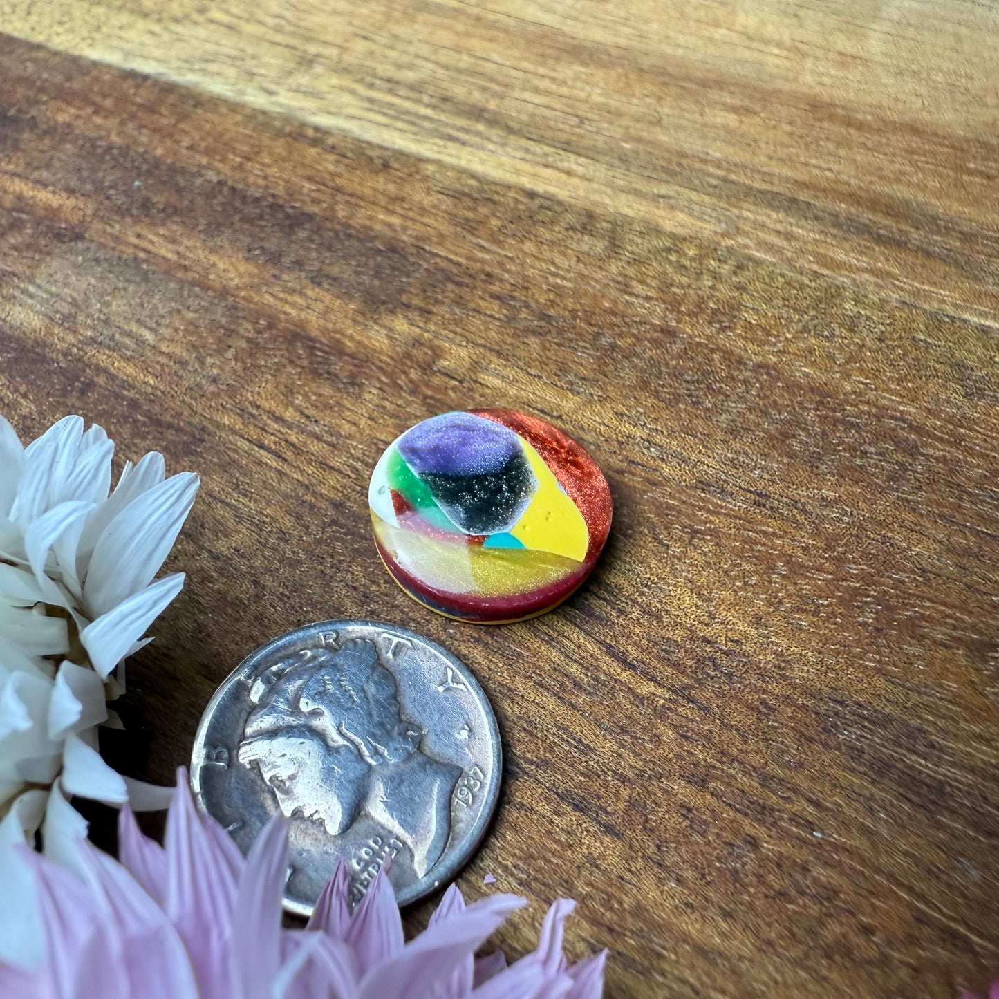 Oregon Surfite Cabochon - approx. 16 x 16 x 4.9 mm