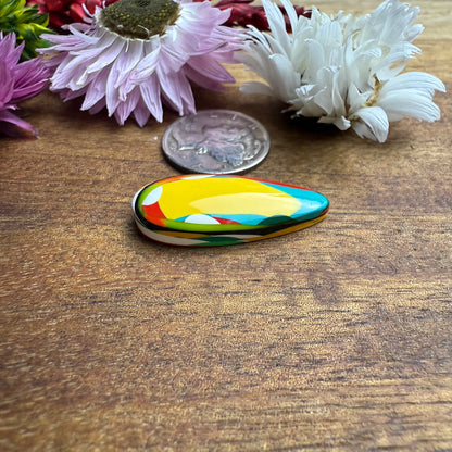 Oregon Surfite Cabochon - approx. 27 x 11 x 5.1 mm