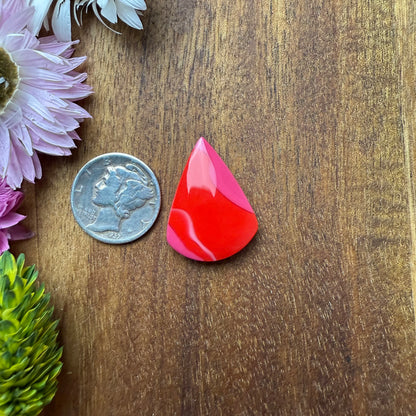 Acrylic Cabochon - approx. 23 x 17 x 5.3 mm