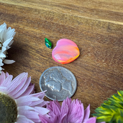Aurora Opal Cabochon - Size of Peach - approx. 14 x 16 mm