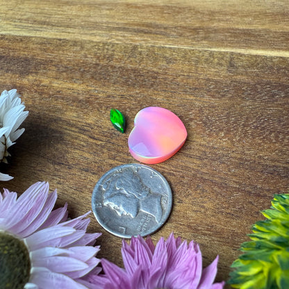 Aurora Opal Cabochon - Size of Peach - approx. 14 x 16 mm