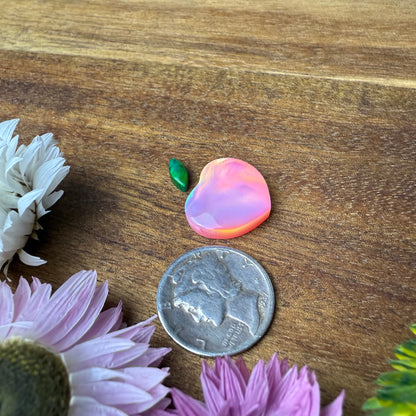 Aurora Opal Cabochon - Size of Peach - approx. 14 x 16 mm