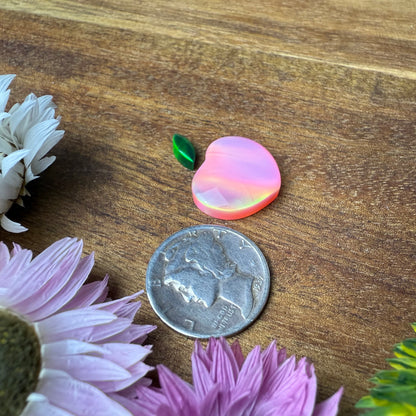 Aurora Opal Cabochon - Size of Peach - approx. 14 x 16 mm