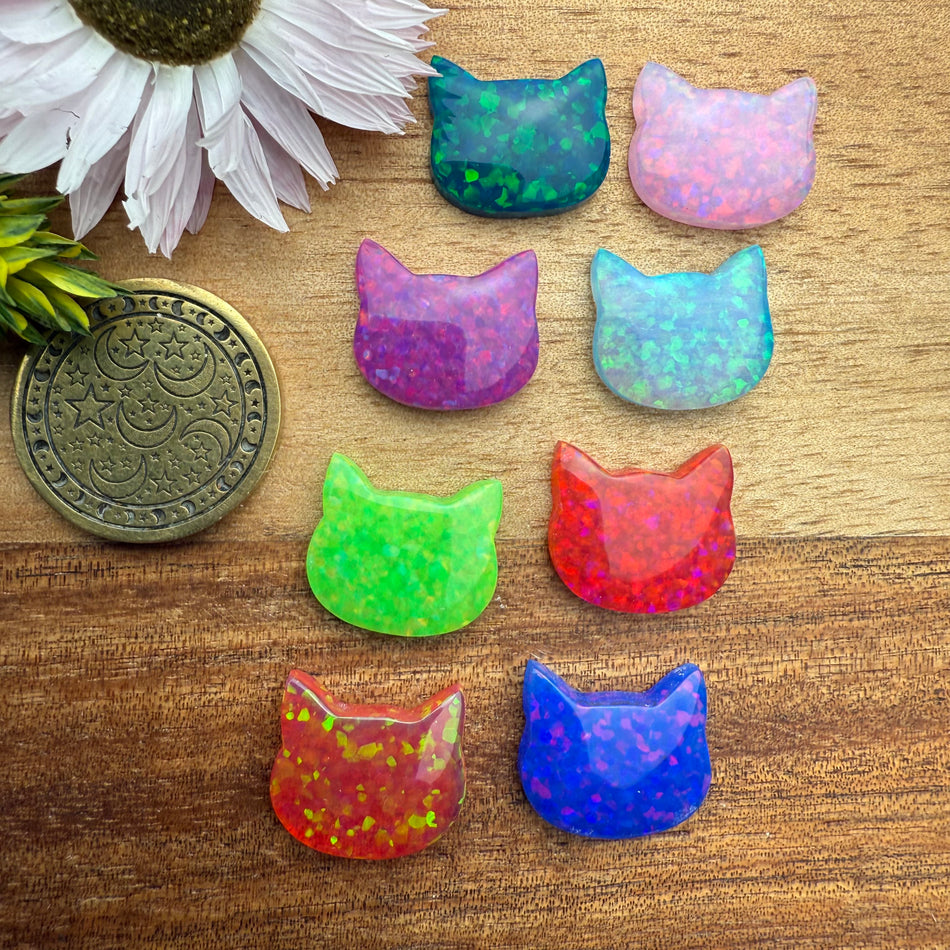 Pre-Order Glitter Opal Cabochon