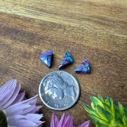 Kingman Composite Cabochon Set of 3 - Mixed Size