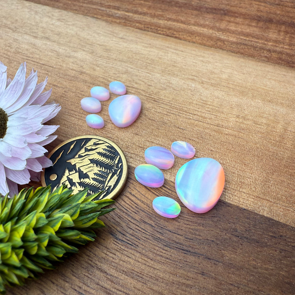 Pre-Order Aurora Opal Cabochon Set of 5