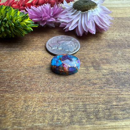 Kingman Composite Cabochon - approx. 12 x 10 x 4.7 mm