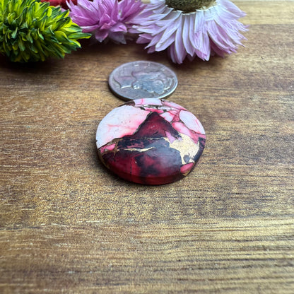 Kingman Composite Cabochon - approx. 22 x 22 x 5.4 mm