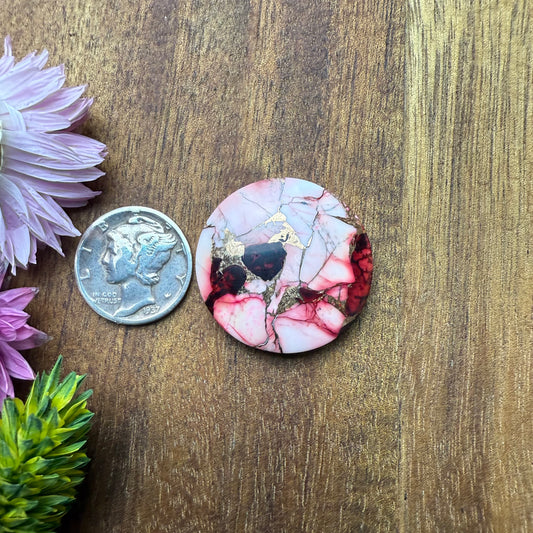 Kingman Composite Cabochon - approx. 25 x 25 x 5.9 mm