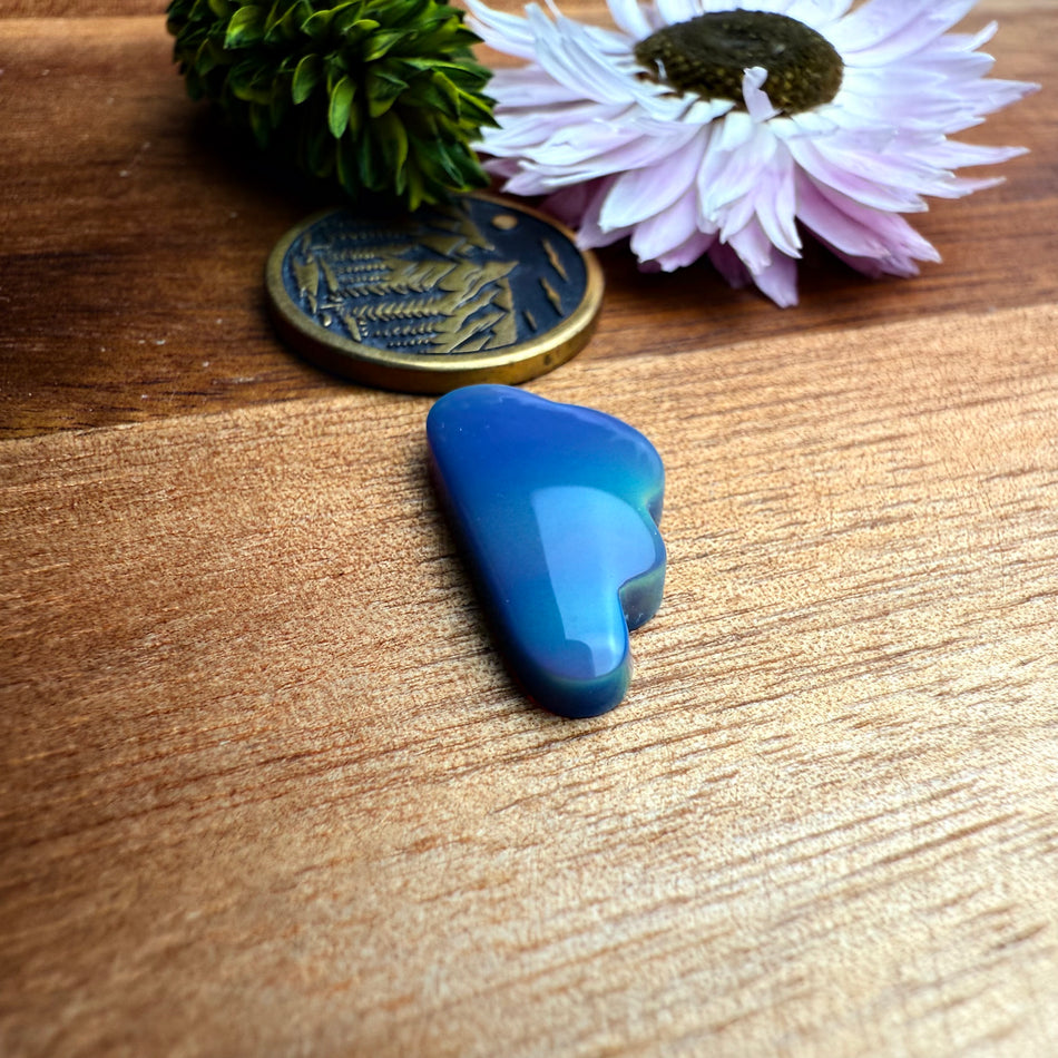Aurora Opal Cabochon - approx. 19 x 11 x 3.8 mm