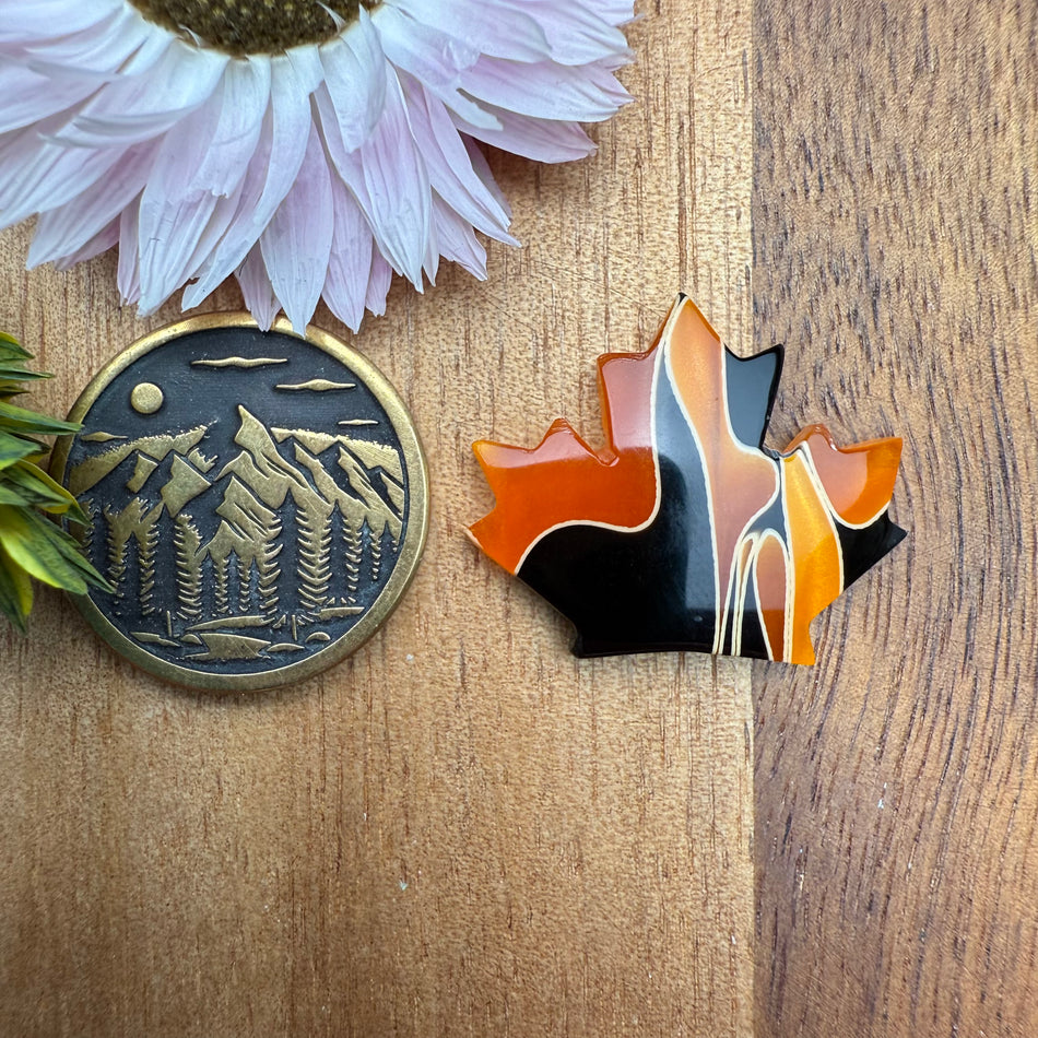 Acrylic Cabochon - approx. 23 x 19 x 3.9 mm