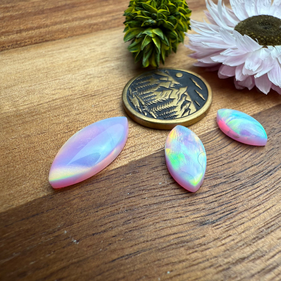 Pre-Order Aurora Opal Cabochon - Available in 6 Colours
