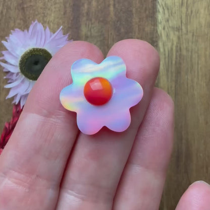 Aurora Opal Cabochon - approx. 21 x 21 x 7 mm