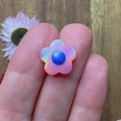 Aurora Opal Cabochon - approx. 14 x 14 x 5.7 mm