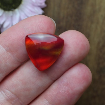Aurora Opal Cabochon - approx. 17 x 17 x 5.1 mm