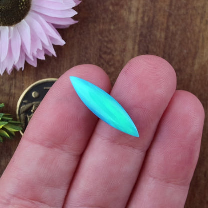 Aurora Opal Cabochon - approx. 22 x 6 x 3.8 mm