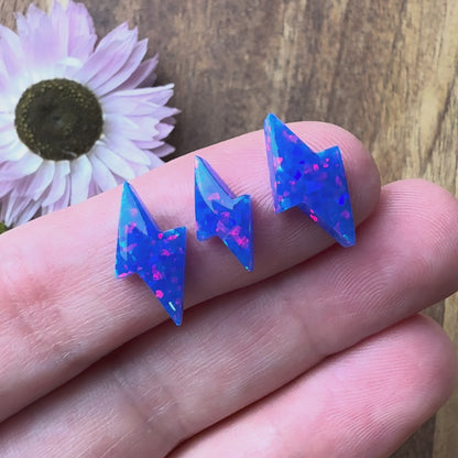 Glitter Opal Cabochon Set of 3 - Mixed Size