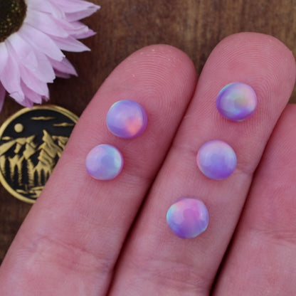 Aurora Opal Cabochon Set of 5 - Mixed Size