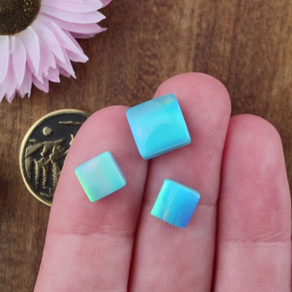 Aurora Opal Cabochon Set of 3 - Mixed Size